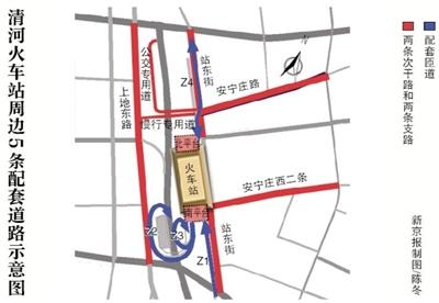 清河火车站周边再建5条配套道路